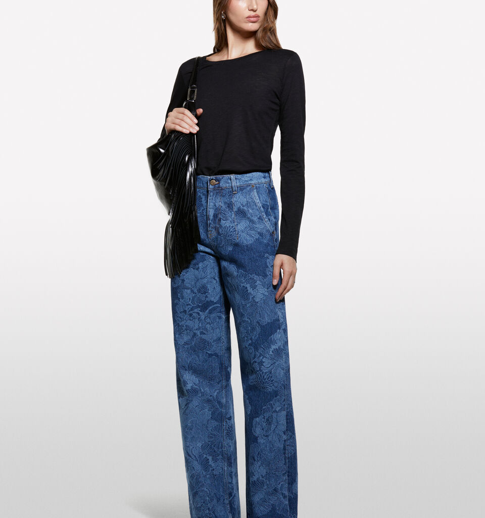 Jeans Style 68 mom fit scuro - jeans mom fit e boyfriend da donna - Blu | Sisley image number 1
